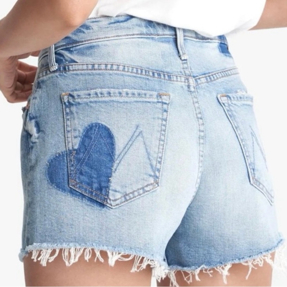 Mother Tom Cat Fray Short w/ heart 26